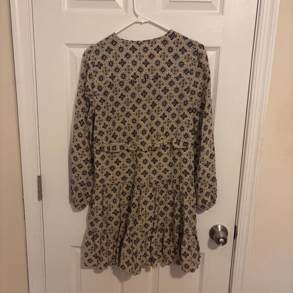 Veronica Beard Womens Size 4 Delray Silk Mini Dress Boho Floral Summer Party - Picture 6 of 6